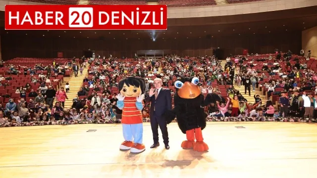 Denizlili minikler Ege ile Gaga’nın maceralarına ortak oldu