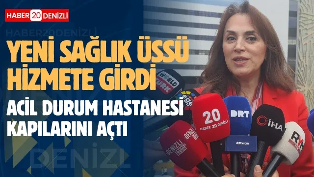 ​Denizli’nin Yeni Sağlık Üssü Hizmete Girdi: Acil Durum Hastanesi Kapılarını Açtı,