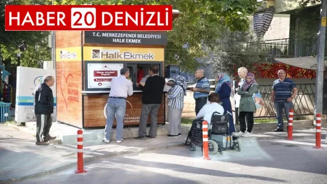 Merkezefendi Halk Ekmek büfe sayısı 15'e yükseldi