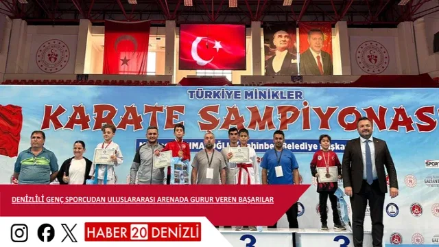 Denizlili genç sporcudan uluslararası arenada gurur veren başarılar