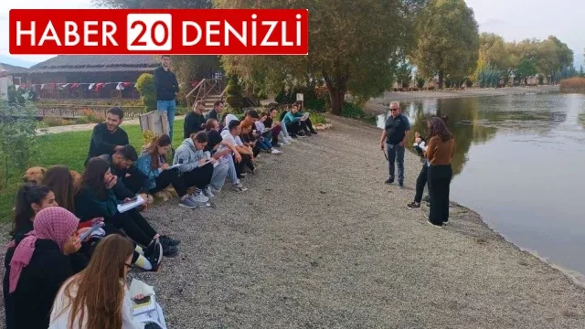 PAÜ’lü öğrenciler Acıpayam’da arazi çalışması gerçekleştirdi