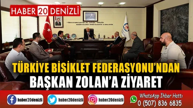 Türkiye Bisiklet Federasyonu’ndan Başkan Zolan’a ziyaret