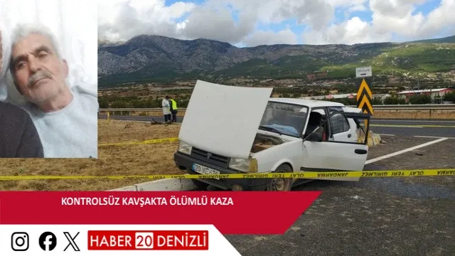 Kontrolsüz kavşakta ölümlü kaza