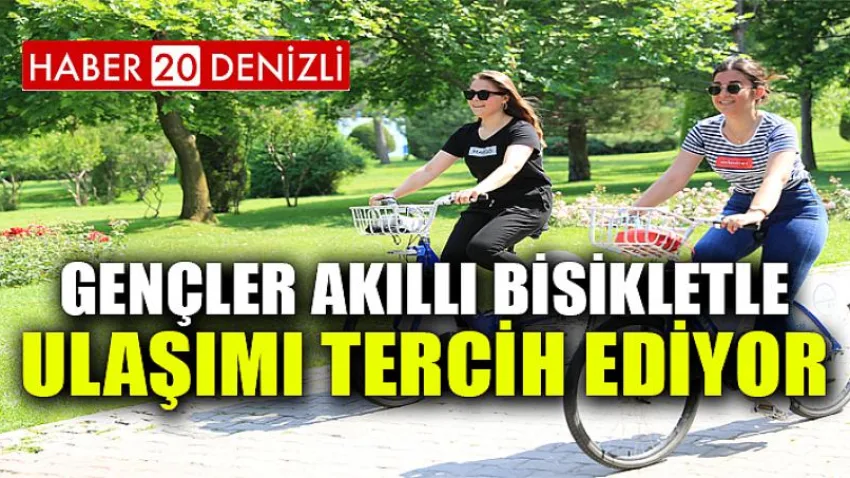 Pamukkale’de Gençler Akıllı Bisikletle Ulaşımı Tercih Ediyor