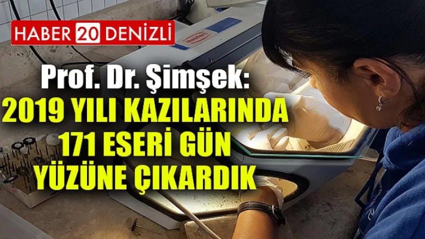 2019 Yılı Kazılarında 171 Eseri Gün Yüzüne Çıkardık