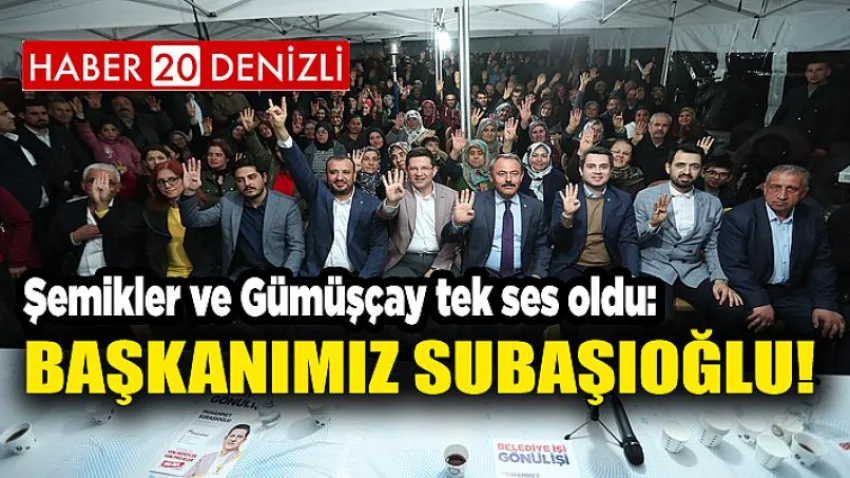 Başkanımız Subaşıoğlu!