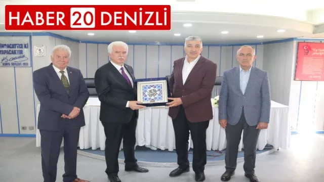 Konya Ticaret Borsası'ndan Denizli Ticaret Borsası'na Ziyaret