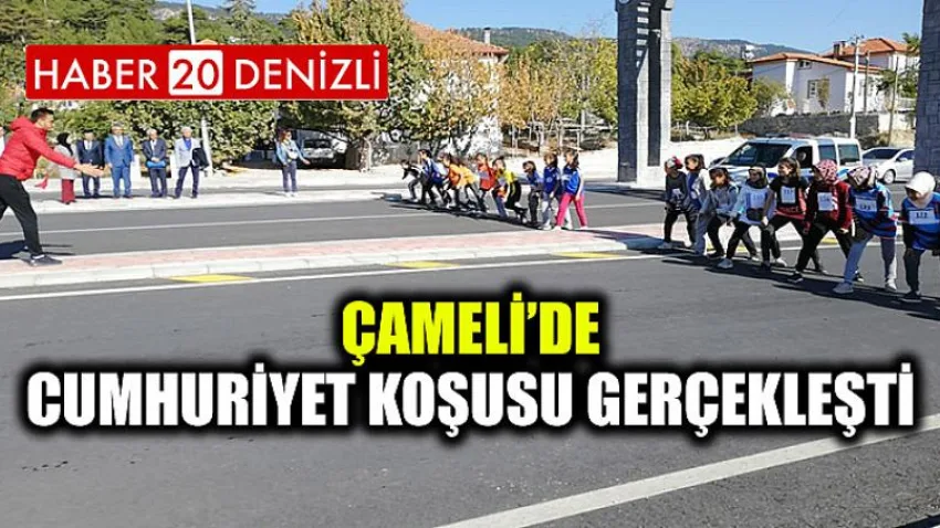 Çameli’de Cumhuriyet Koşusu gerçekleşti