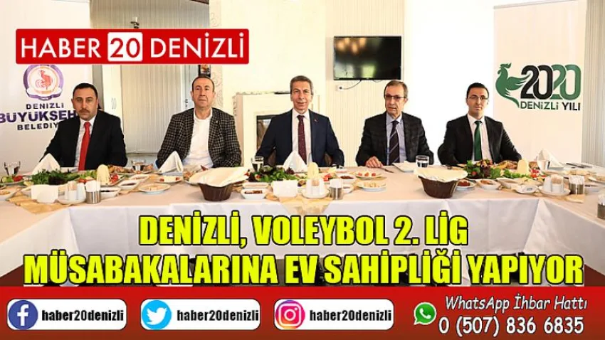 Denizli, Voleybol 2. Lig müsabakalarına ev sahipliği yapıyor