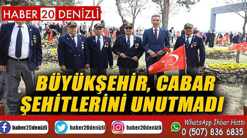 Büyükşehir, Cabar şehitlerini unutmadı