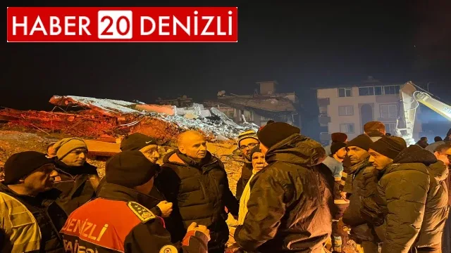 Başkan Zolan ve Vali Atik deprem bölgesinde