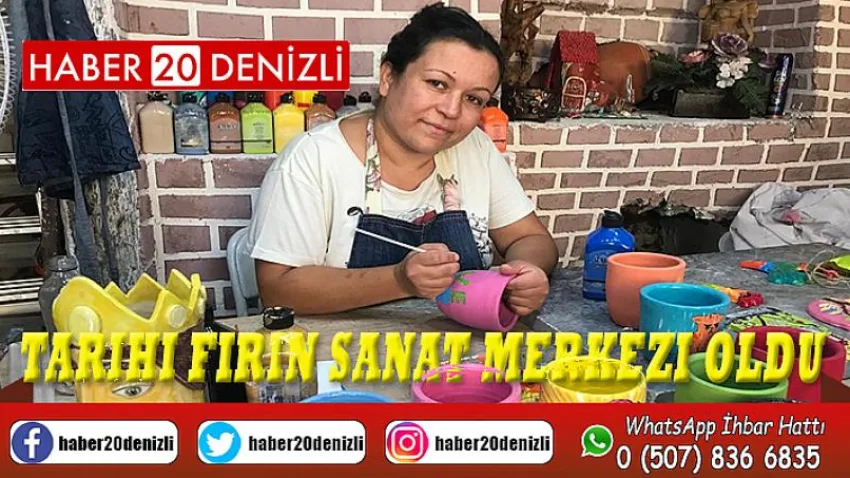 Tarihi fırın sanat merkezi oldu