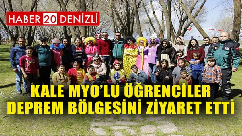 Kale MYO’lu Öğrenciler Deprem Bölgesini Ziyaret Etti