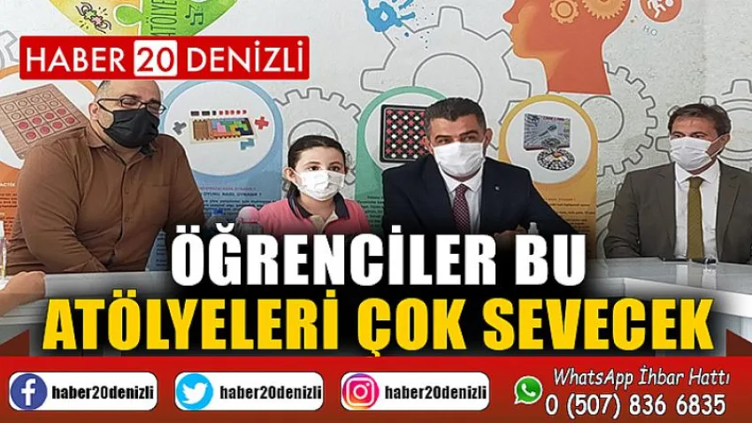 Öğrenciler bu atölyeleri çok sevecek