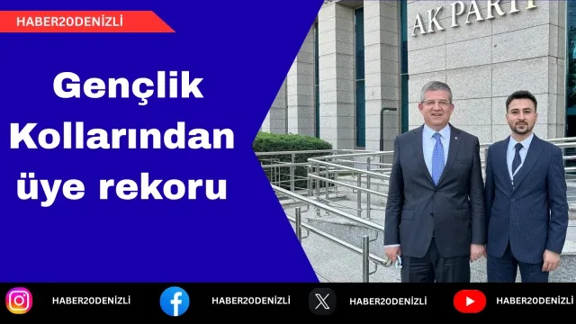 AK Parti Denizli Gençlik Kollarından üye rekoru