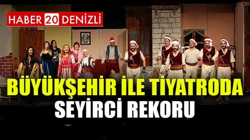 Büyükşehir ile tiyatroda seyirci rekoru
