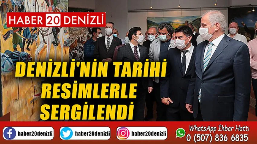Denizli'nin tarihi resimlerle sergilendi