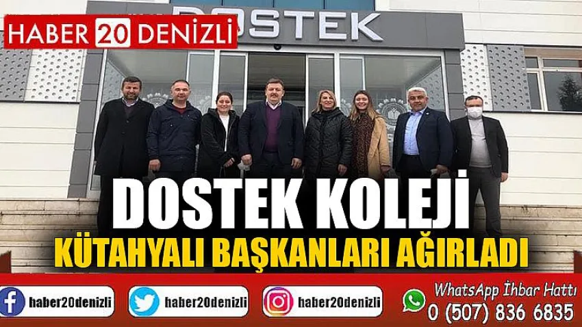 DOSTEK Koleji, Kütahyalı başkanları ağırladı