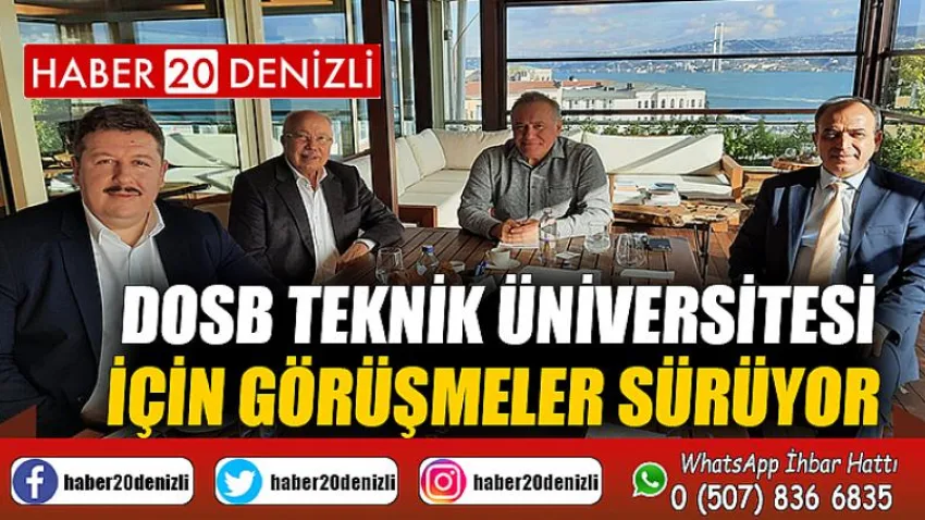 Dosb Teknik Üniversitesi için Görüşmeler Sürüyor