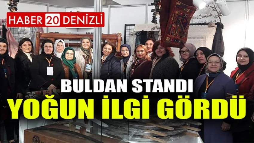 Buldan standı yoğun ilgi gördü