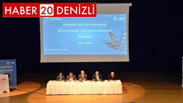 Denizli’de 10 ilin tarımsal üretim planlaması görüşüldü