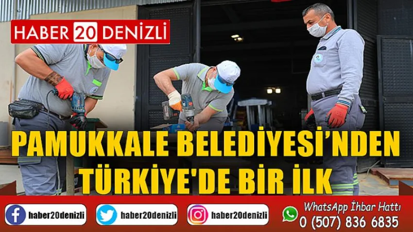 Pamukkale Belediyesi’nden Türkiye'de Bir İlk