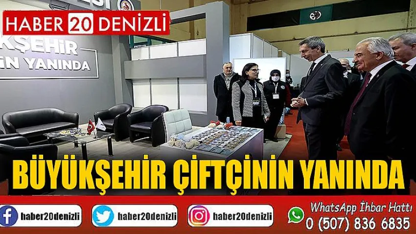 Büyükşehir çiftçinin yanında