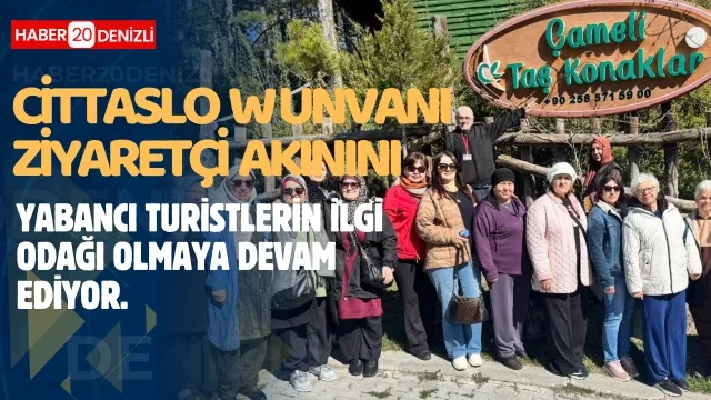 Cittaslow unvanı ziyaretçi akınını beraberinde getirdi