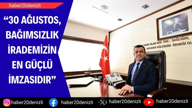 Başkan Çavuşoğlu’ndan 30 Ağustos Zafer Bayramı mesajı “30 Ağustos, bağımsızlık irademizin en güçlü imzasıdır”