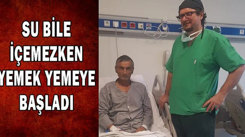 Su Bile İçemezken Yemek Yemeye Başladı