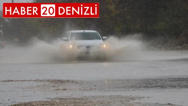 Denizli'de kuvvetli yağışlar yarın da etkisini sürdürecek