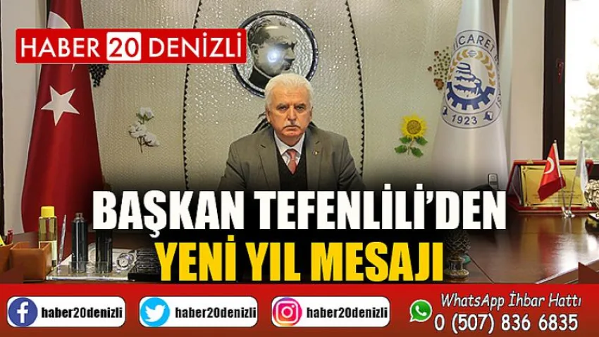 Başkan Tefenlili’den Yeni Yıl Mesajı