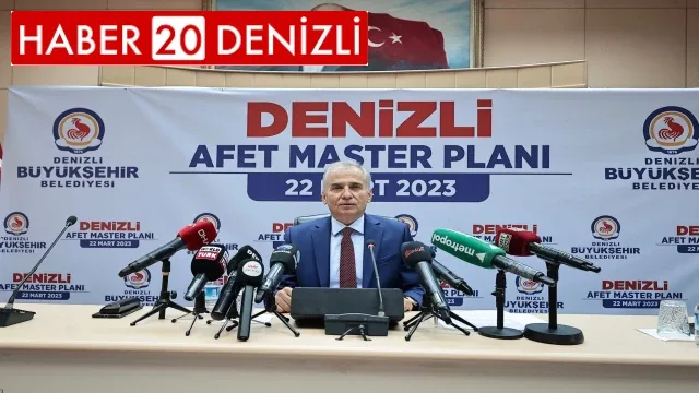 Başkan Zolan, Denizli Afet Master Planını açıkladı “Hedef afetlere dirençli bir Denizli”