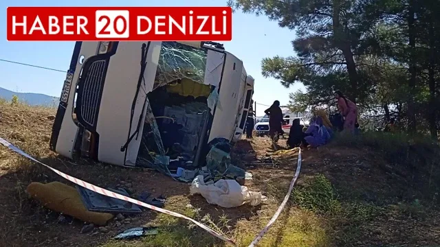 Şarampole devrilen otobüsteki yaralı sayısı 19’a yükseldi