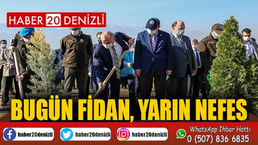 Denizli’de 31.900 fidan toprakla buluşuyor