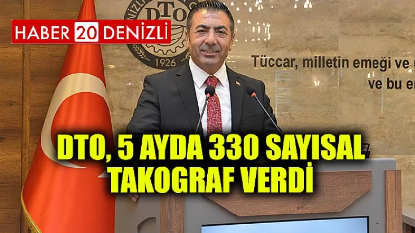 DTO, 5 Ayda 330 Sayısal Takograf Verdi