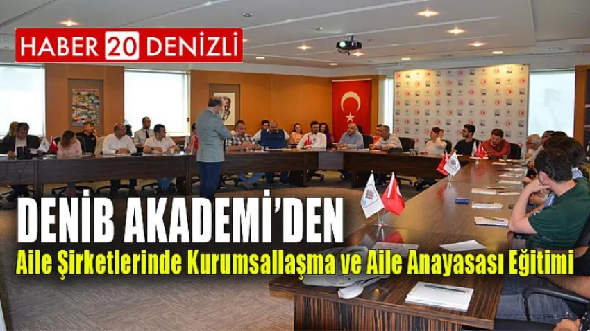Aile Şirketlerinde Kurumsallaşma ve Aile Anayasası Eğitimi
