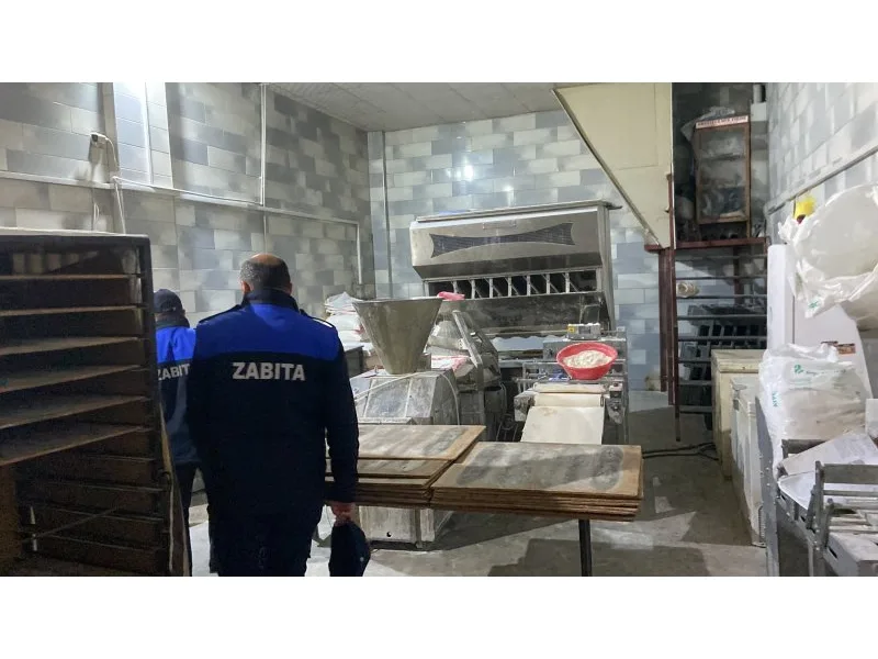 Zabıta Ekiplerinden Fırın Denetimi