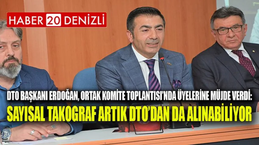 Sayısal Takograf Artık DTO’dan da Alınabiliyor