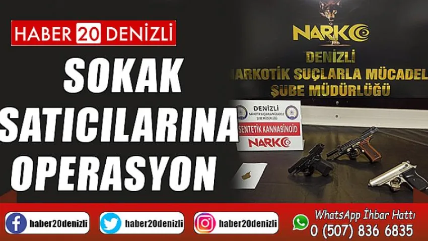 Sokak satıcılarına operasyon