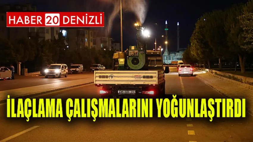 İlaçlama Çalışmalarını Yoğunlaştırdı