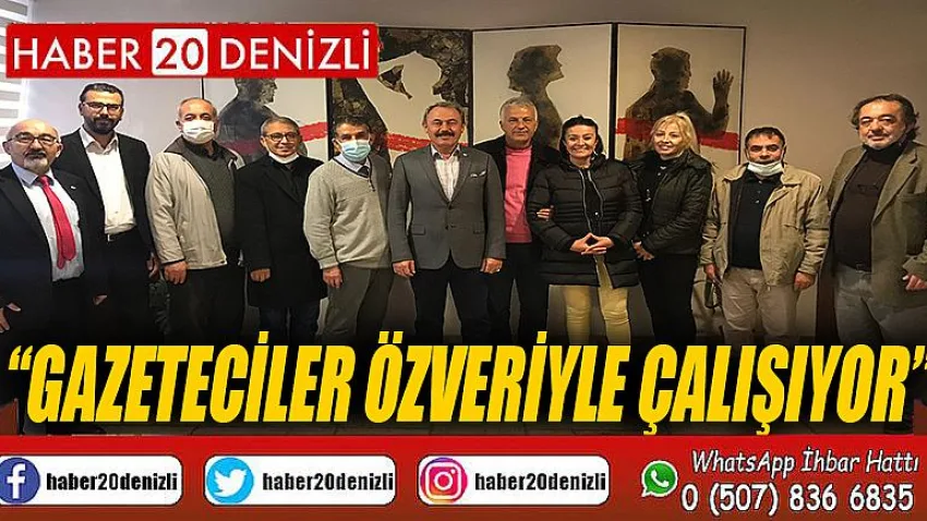 Gazeteciler Özveriyle Çalışıyor