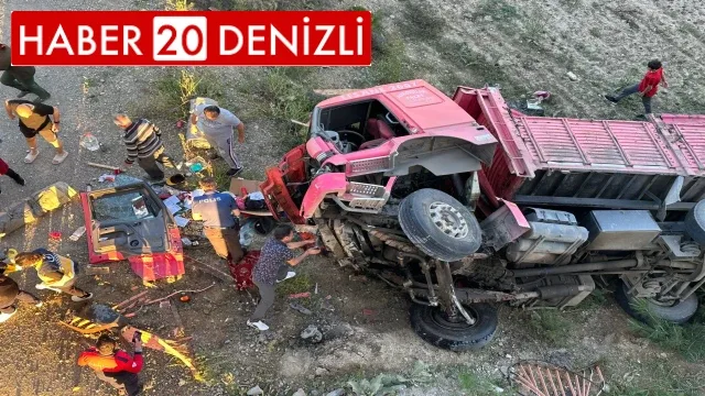 Önünde kaza yapan otomobile çarpmamak için köprüden uçtu
