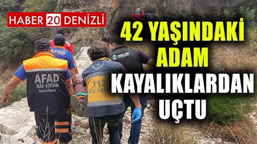 42 Yaşındaki Adam Teleferikte Kayalıklardan Uçtu