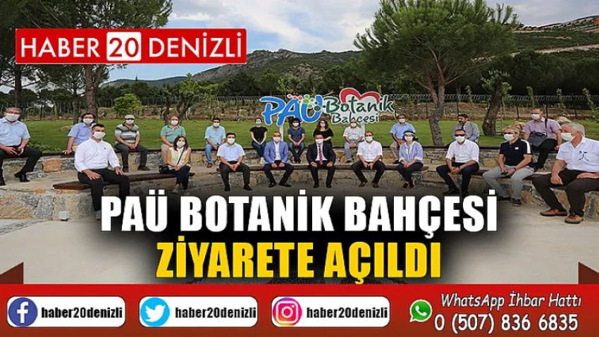 PAÜ Botanik Bahçesi Ziyarete Açıldı