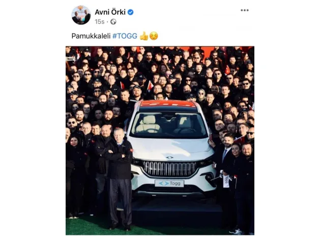 Başkan Örki’den Pamukkaleli TOGG paylaşımı