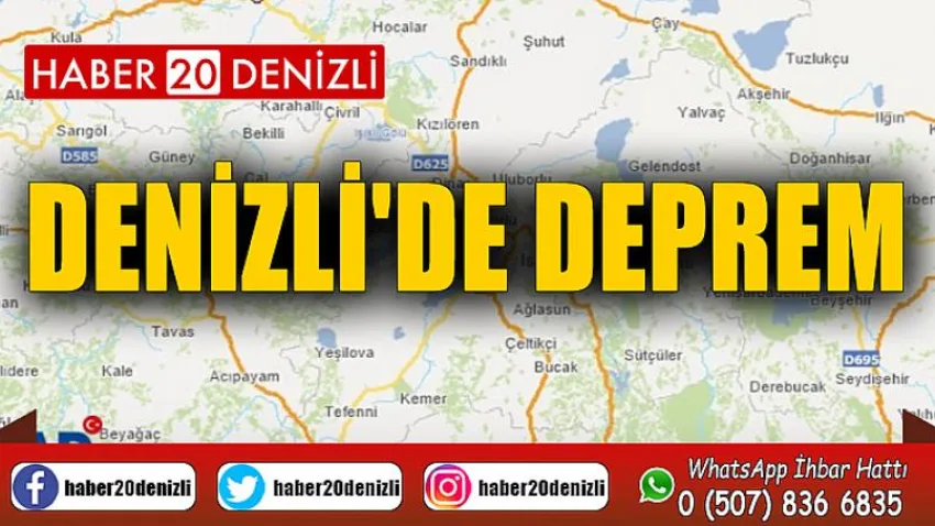 Denizli'de Deprem