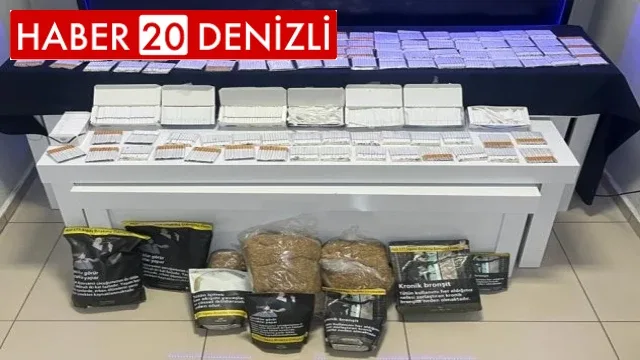 3 şüpheli çok sayıda kaçak malzemeyle yakalandı