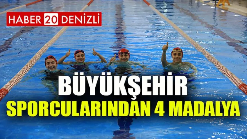 Büyükşehir sporcularından 4 madalya