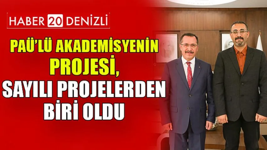 PAÜ’lü Akademisyenin Projesi, Sayılı Projelerden Biri Oldu